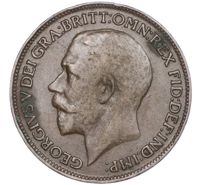 Монета 1 фартинг 1924 года Великобритания (Артикул K27-83075)