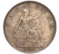 Монета 1 фартинг 1929 года Великобритания (Артикул K27-83106)
