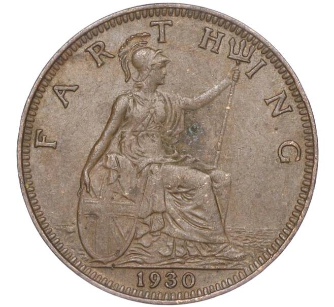 Монета 1 фартинг 1930 года Великобритания (Артикул K27-83108)