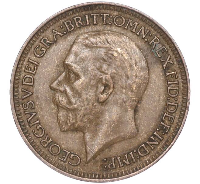 Монета 1 фартинг 1931 года Великобритания (Артикул K27-83112)