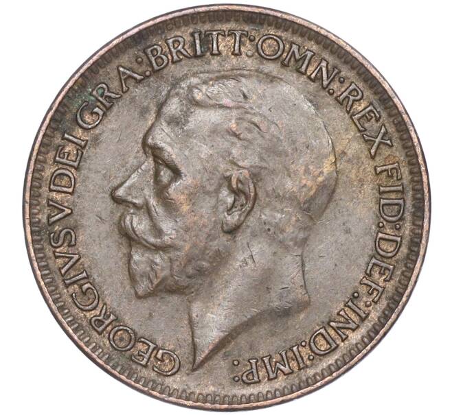 Монета 1 фартинг 1932 года Великобритания (Артикул K27-83116)
