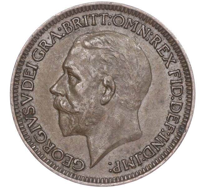 Монета 1 фартинг 1932 года Великобритания (Артикул K27-83121)
