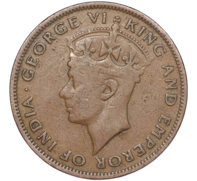 Монета 1 цент 1945 года Британский Гондурас (Артикул K27-83147)