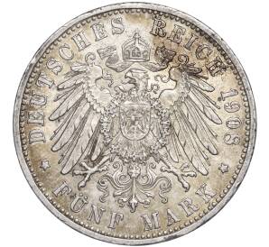 5 марок 1908 года Германия (Баден) — Фото №2