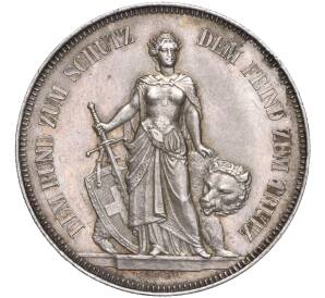 5 франков 1885 года Швейцария «Стрелковый фестиваль в Берне» — Фото №1