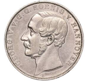 1 союзный талер 1859 года Ганновер — Фото №1