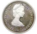 Монета 25 рупий 1977 года Британский Маврикий «25 лет правлению Королевы Елизаветы II» (Артикул K11-88118)