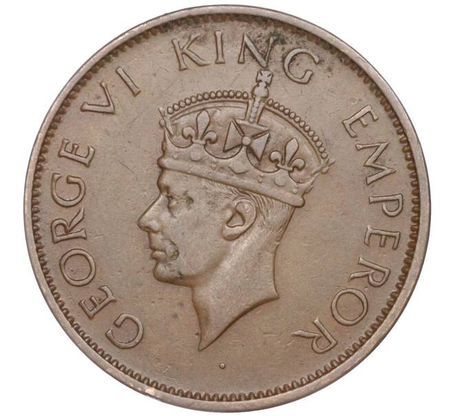 Монета 1/4 анны 1940 года Британская Индия (Артикул K27-83230)