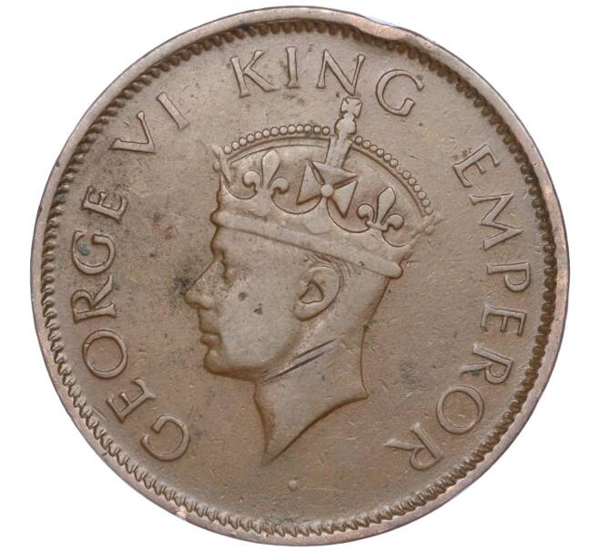 Монета 1/4 анны 1940 года Британская Индия (Артикул K27-83233)