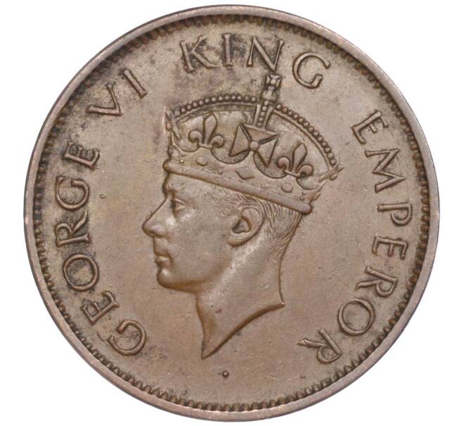 Монета 1/4 анны 1940 года Британская Индия (Артикул K27-83238)