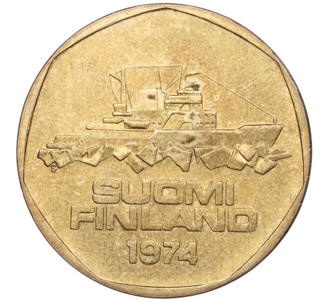 Монета 5 марок 1974 года Финляндия (Артикул K27-83309)