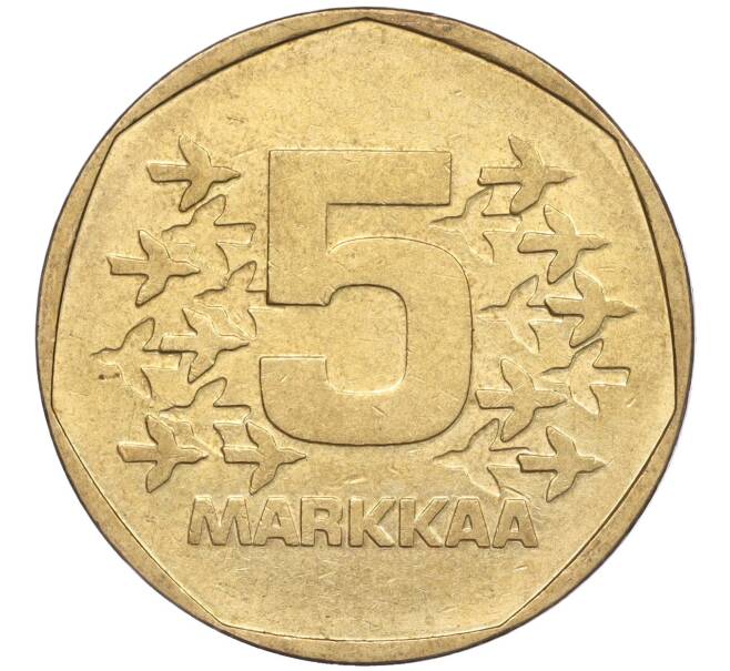Монета 5 марок 1976 года Финляндия (Артикул K27-83314)