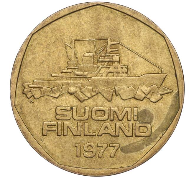 Монета 5 марок 1977 года Финляндия (Артикул K27-83321)
