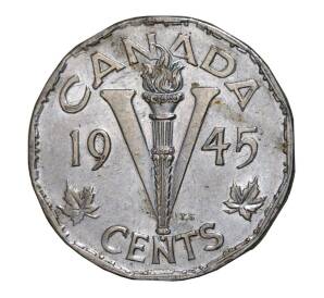 5 центов 1945 года — Фото №1