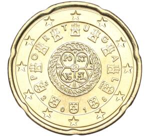 20 евроцентов 2018 года Португалия — Фото №1