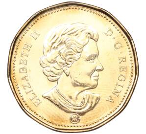 1 доллар 2009 года Канада «100 лет хоккейному клубу Монреаль Канадиенс» — Фото №2