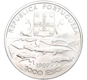 1000 эскудо 1997 года Португалия «100 лет океанографическим экспедициям»