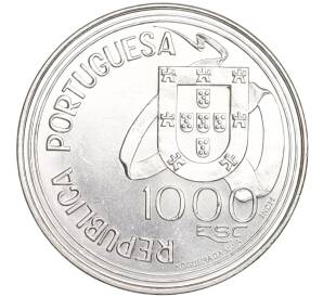 1000 эскудо 1994 года Португалия «500 лет Тордесильясскому договору»