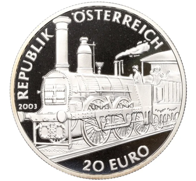 Монета 20 евро 2003 года Австрия «230 лет со дня рождения Клеменса фон Меттерниха» (Артикул M2-61476)