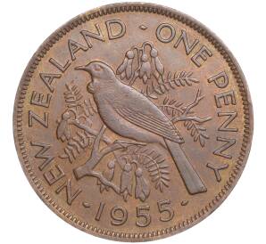 1 пенни 1955 года Новая Зеландия