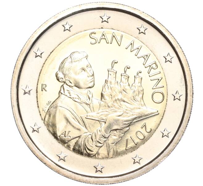 Монета 2 евро 2017 года Сан-Марино (Артикул M2-62059)