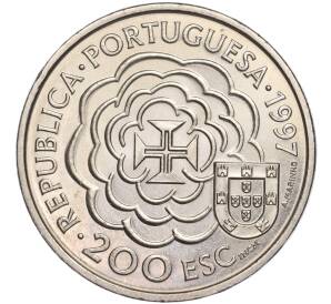 200 эскудо 1997 года Португалия «390 лет со дня смерти Бенто ди Гойш»