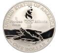 Монета 1 доллар 1995 года Р США «XXVI летние Олимпийские Игры 1996 в Атланте — Гимнастика» (Артикул M2-62104)