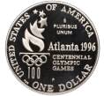 Монета 1 доллар 1996 года Р США «X летние Паралимпийские игры 1996 в Атланте — Гонки на колясках» (Артикул M2-62105)