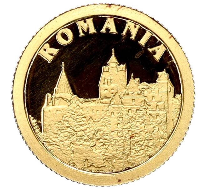 Монета 12 долларов 2008 года Либерия «Страны мира — Румыния» (Артикул M2-62216)