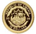 Монета 12 долларов 2008 года Либерия «Страны мира — Франция» (Артикул M2-62217)