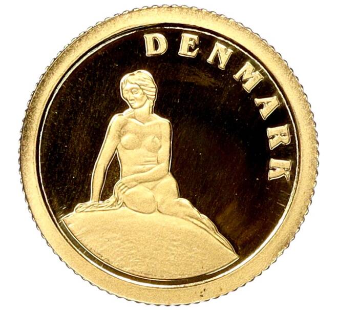 Монета 12 долларов 2008 года Либерия «Страны мира — Дания» (Артикул M2-62220)