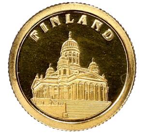 12 долларов 2008 года Либерия «Страны мира — Финляндия»