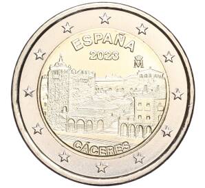 2 евро 2023 года Испания «ЮНЕСКО — Касерес»