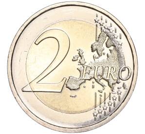2 евро 2023 года Люксембург «25 лет принятия великого герцога Анри в состав МОК»