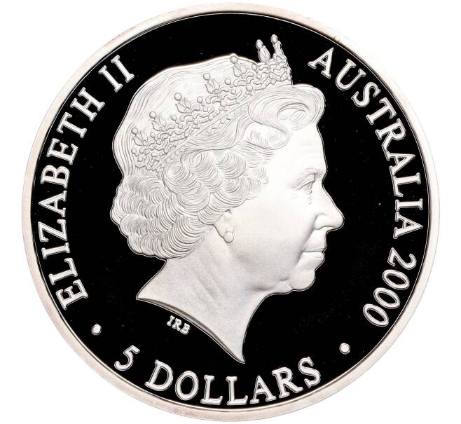 Монета 5 долларов 2000 года Австралия «Олимпийские игры 2000 в Сиднее — Птицы над Сиднейской гаванью» (Артикул M2-62321)