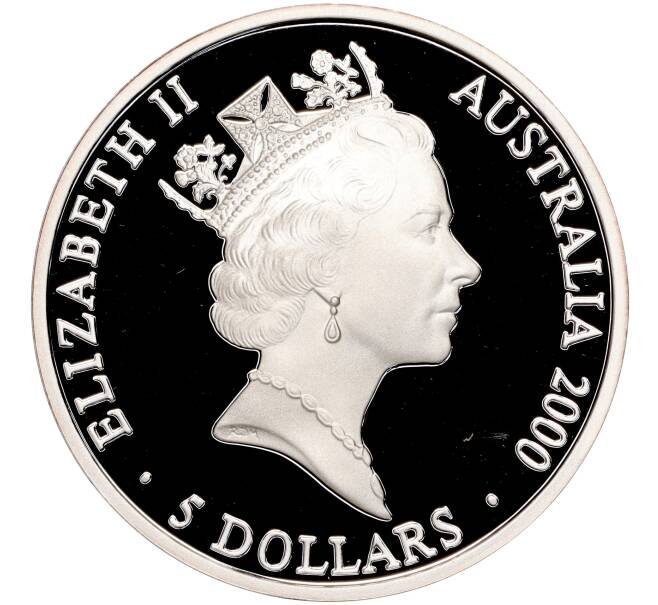 Монета 5 долларов 2000 года Австралия «Олимпийские игры 2000 в Сиднее — Акулы» (Артикул M2-62325)