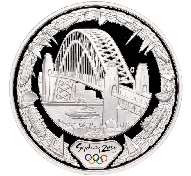 Монета 5 долларов 2000 года Австралия «Олимпийские игры 2000 в Сиднее — Харбор-Бридж» (Артикул M2-62333)