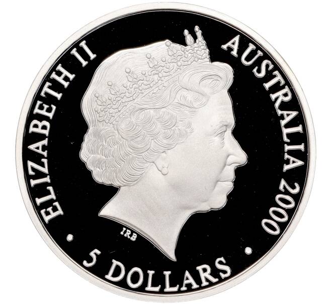 Монета 5 долларов 2000 года Австралия «Олимпийские игры 2000 в Сиднее — Харбор-Бридж» (Артикул M2-62333)
