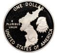 Монета 1 доллар 1991 года Р США «38 лет Корейской войне» (Артикул M2-62338)