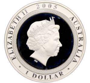 1 доллар 2005 года Австралия «60 лет окончанию Второй Мировой войны»