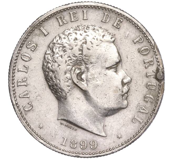Монета 1000 рейс 1899 года Португалия (Артикул M2-62409)