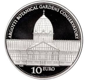 10 евро 2017 года Мальта «Консерватория ботанических садов Арготти»