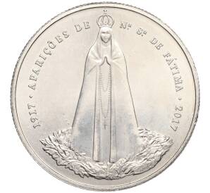 2.50 евро 2017 года Португалия «100 лет Фатимским явлениям Девы Марии»