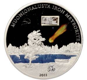 5 долларов 2011 года Острова Кука «Метеорит муонионалуста»