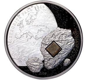 5 долларов 2008 года Острова Кука «140 лет Пултускому метеориту»