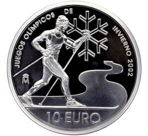 10 евро 2002 года Испания «XIX зимние Олимпийские Игры 2002 в Солт-Лейк-Сити»