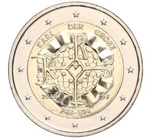 2 евро 2023 года F Германия «1275 лет со дня рождения Карла Великого»