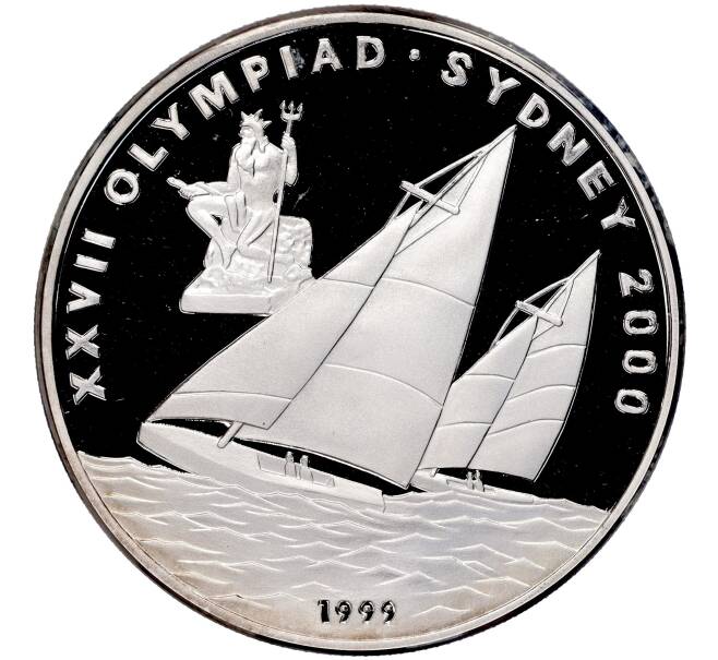 Монета 5000 кип 1999 года Лаос «XXVII летние Олимпийские Игры 2000 в Сиднее» (Артикул M2-62508)