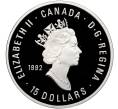 Монета 15 долларов 1992 года Канада «100 лет Олимпийским играм — Спортсмены» (Артикул M2-62515)