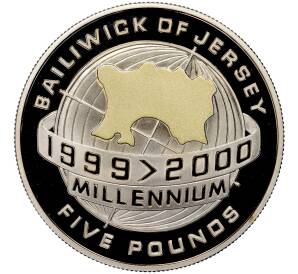 5 фунтов 2000 года Джерси «Миллениум»